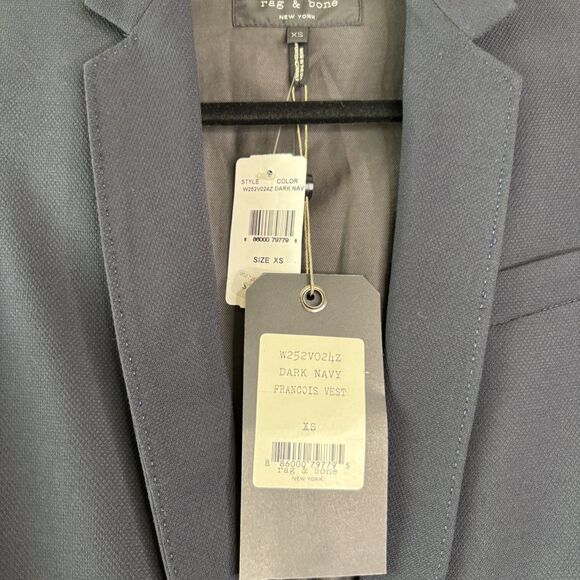 Rag Bone Francois Wool Crepe Vest - Picture 8 of 8